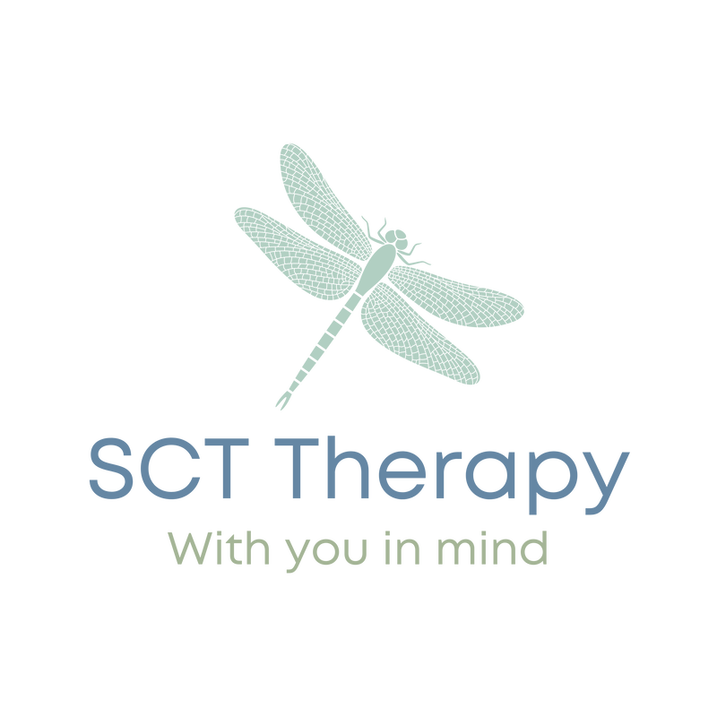 SCT Therapy website and logo design