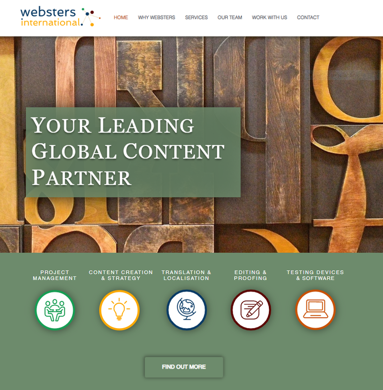 Website and rebrand for Websters International
